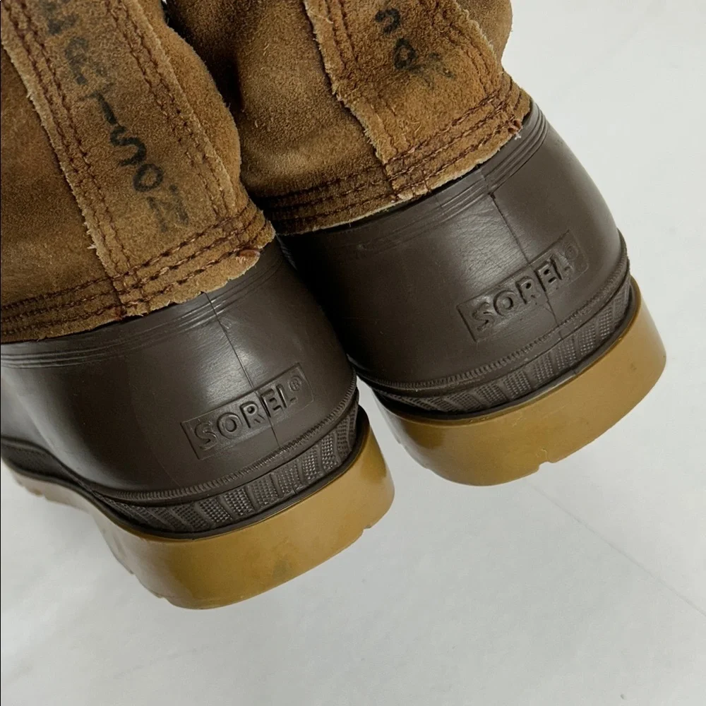 Women's Brown and Tan Winter Boots